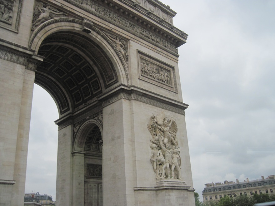 Parigi-Veduta dell'arco di Trionfo- 083